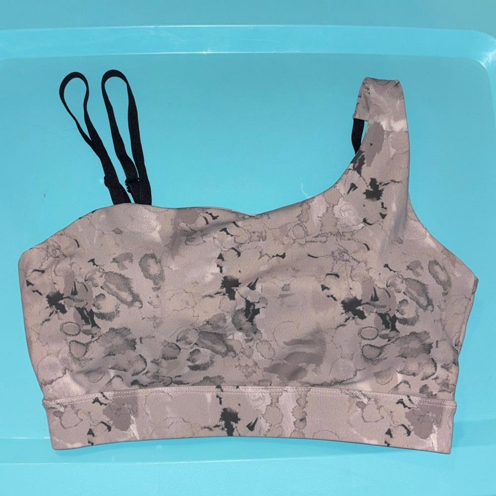 Linc Active Conquer Within II  Sports Athletic Bra - Marble  Sz M